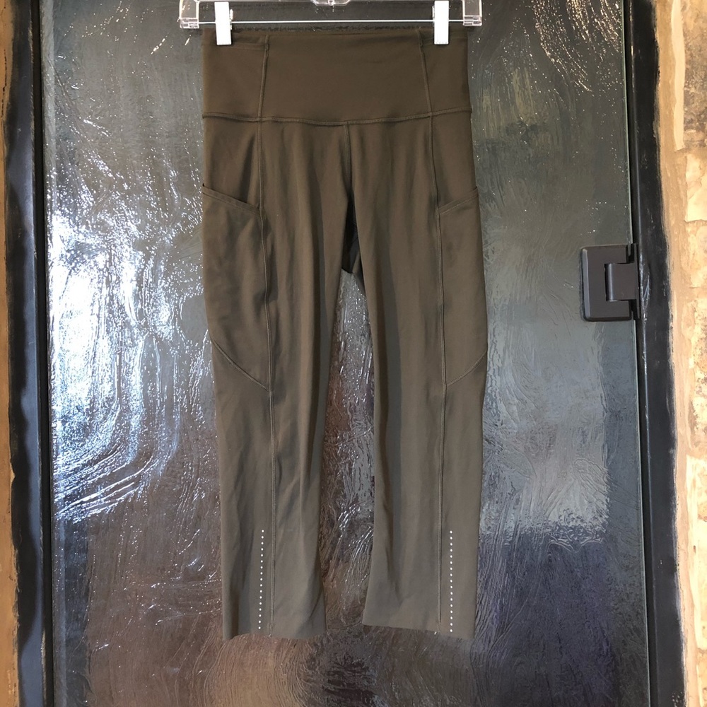 Lululemon Army Green Leggings